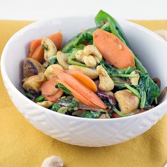 Recept: Gewokte groenten met kerrie