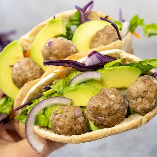 Recept: Pita's met lamsgehaktballetjes