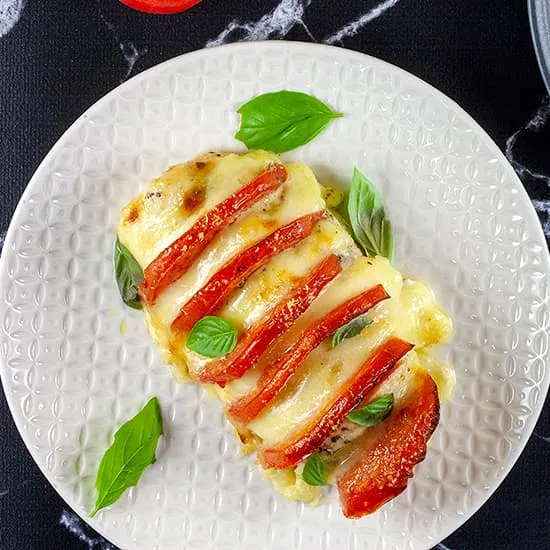 Kip caprese uit de oven