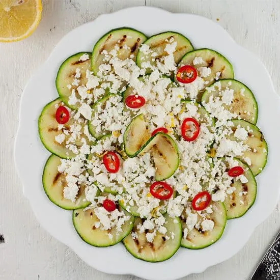 Recept: Courgette salade met feta