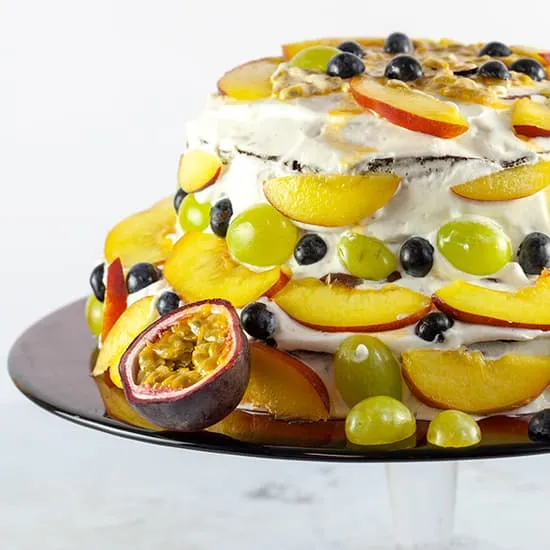 Recept: Fruittaart met slagroom