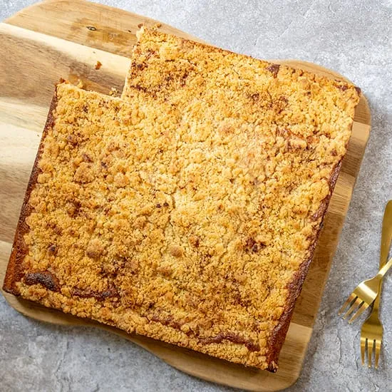 Recept: Appelkruimelcake