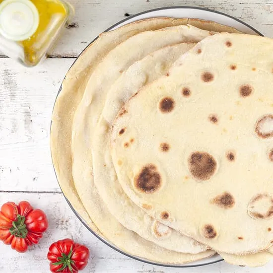 Recept: Piadina zelf maken - Italiaans platbrood