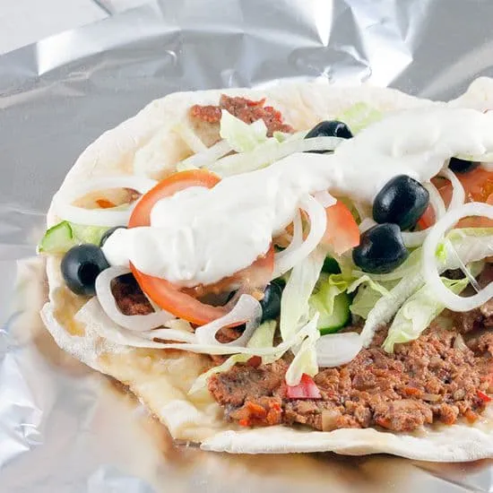 Turkse pizza (Lahmacun)
