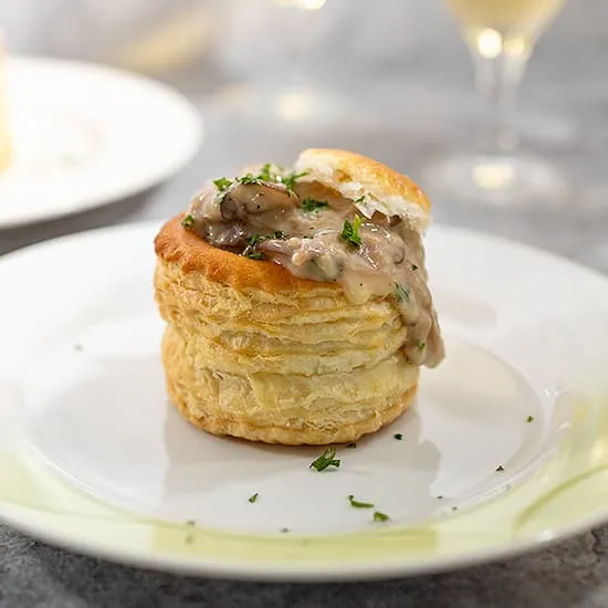 Recept: Pasteitjes met eend en champignons