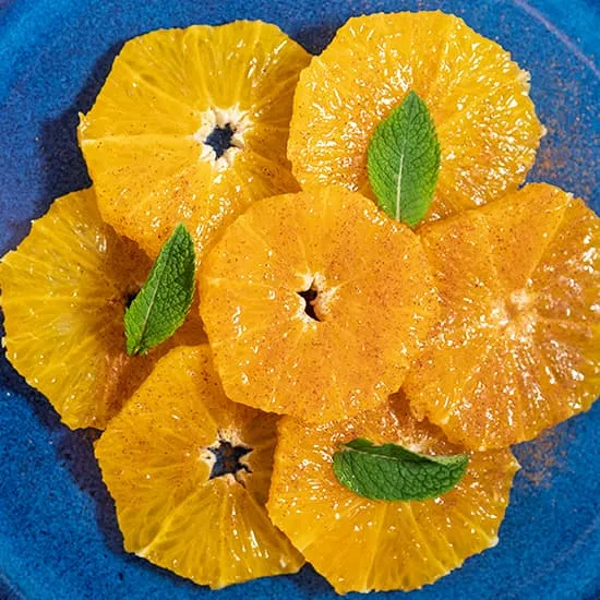 Recept: Marokkaanse sinaasappelsalade met kaneel
