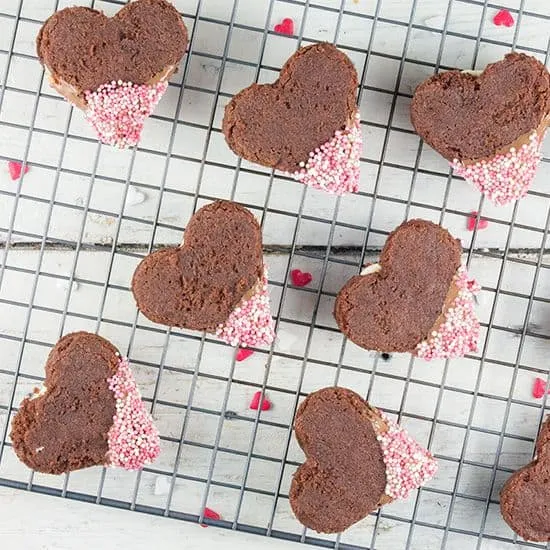 Recept: Valentijnskoekjes met chocolade