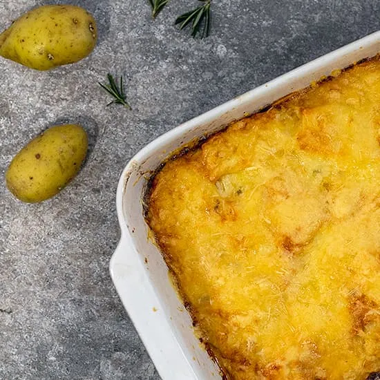 Recept: Knolselderij gratin