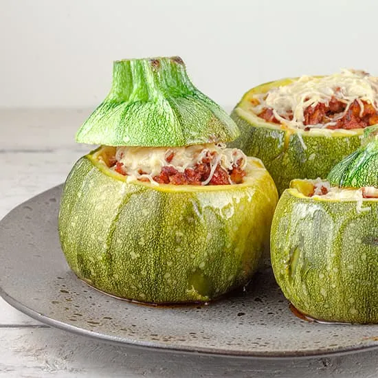Gevulde courgette met gehakt