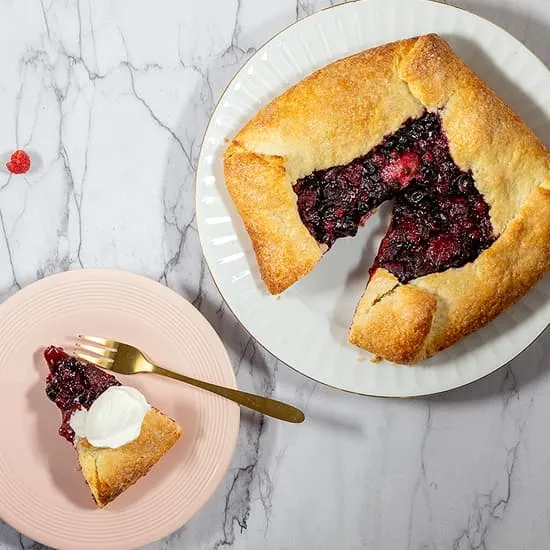 Recept: Galette met rood fruit