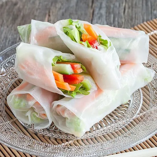 Recept: Vegetarische springrolls