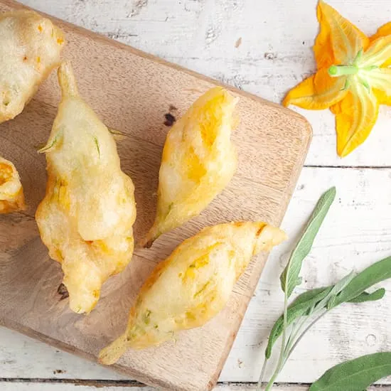 Recept: Gefrituurde courgettebloemen