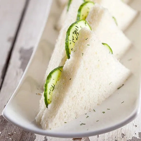 Recept: High tea komkommer sandwiches