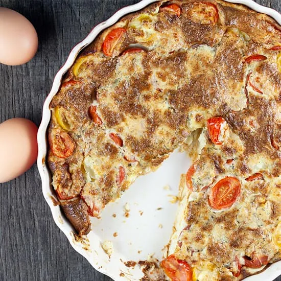 Recept: Cherry tomaten clafoutis