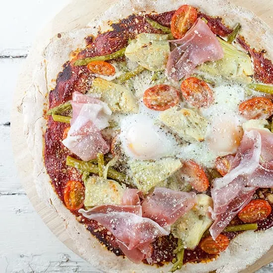 Recept: Paaspizza