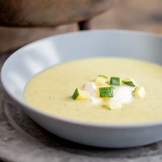 Recept: Romige courgettesoep