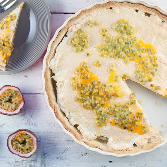 Recept: Frangipane en passievrucht taart
