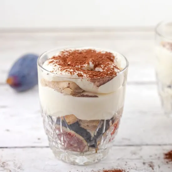 Mini tiramisu met vijgen