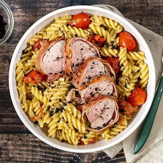 Recept: Gevulde varkenshaas met pasta pesto