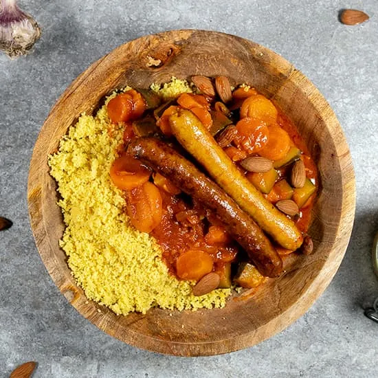 Recept: Couscous met groenten en worstjes