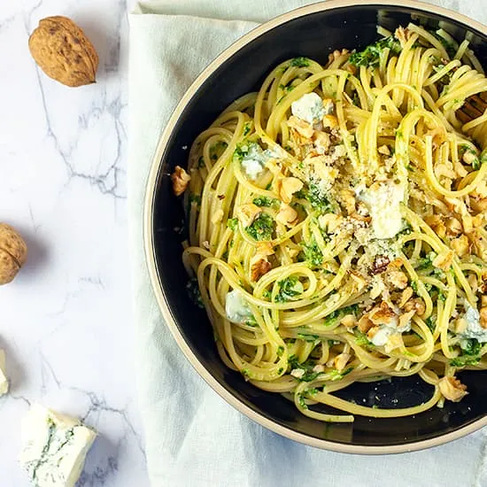 Pasta met gorgonzolasaus