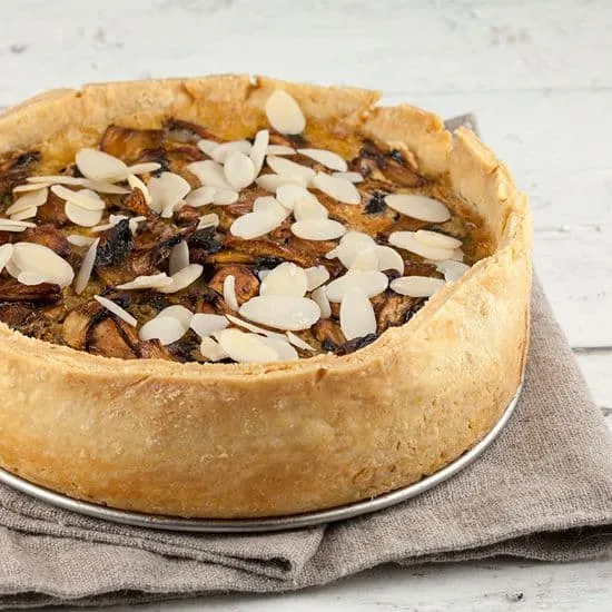 Recept: Lactosevrije witte asperge en champignon quiche