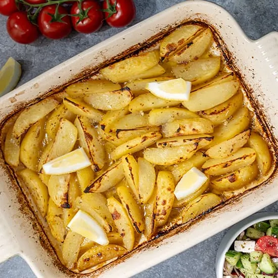 Recept: Griekse citroen aardappelen uit de oven