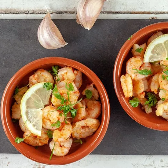 Recept: Knoflookgarnalen