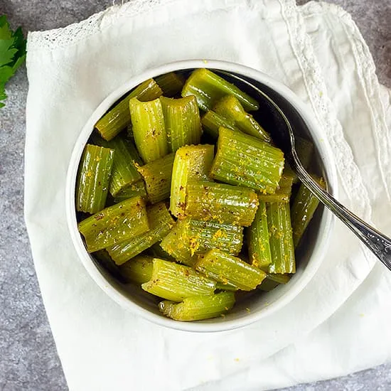 Recept: Gestoofde bleekselderij