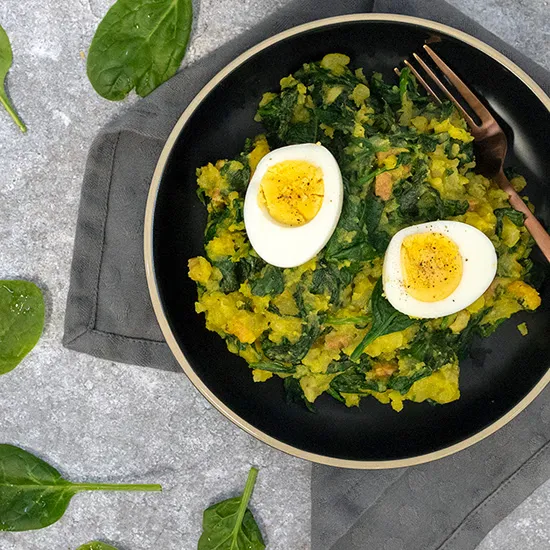 Recept: Spinaziestamppot