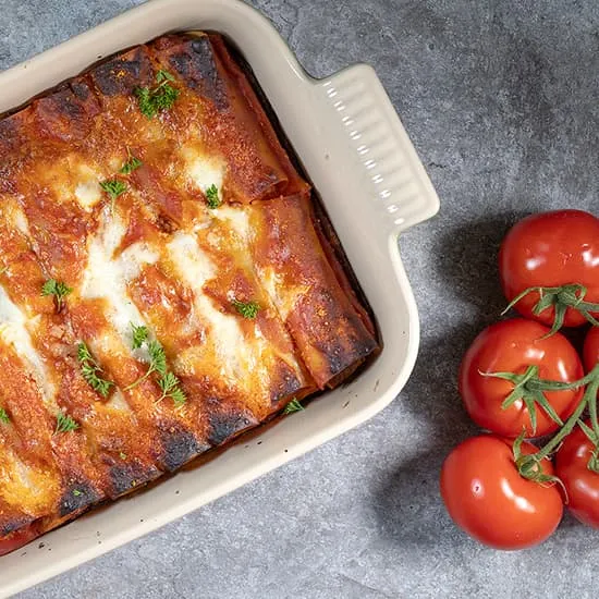Recept: Cannelloni met gehakt en tomatensaus