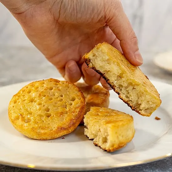Recept: Crumpets