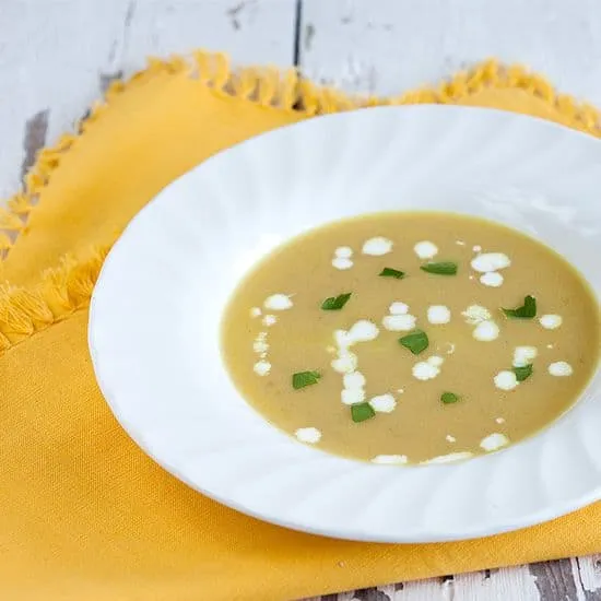 Recept: Bleekselderij soep