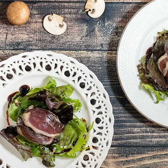 Recept: Gerookte eendenborst bonbon