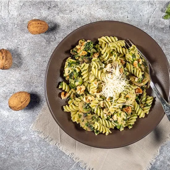 Recept: Pasta met spinazie en kip