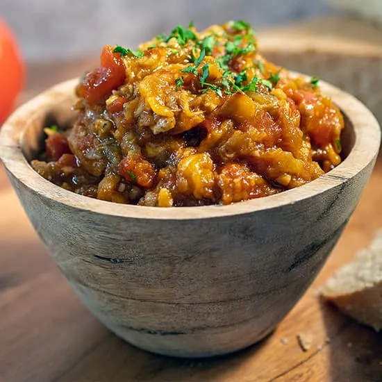 Zaalouk (Marokkaanse auberginedip)