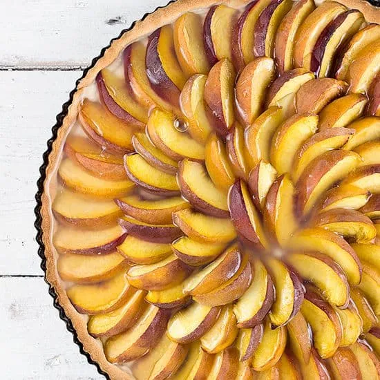 Recept: Perzikvlaai