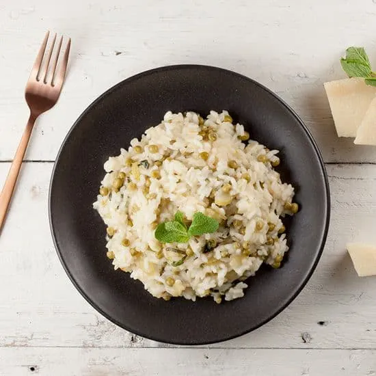 Recept: Doperwten-muntrisotto