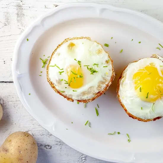 Recept: Rösti-ei muffins