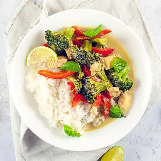 Thaise groene curry