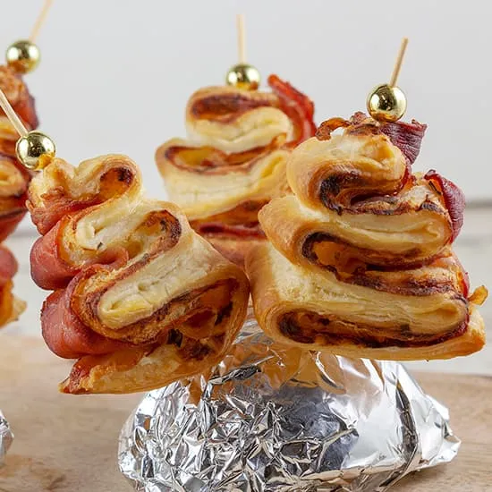 Recept: Mini bladerdeeg kerstboompjes