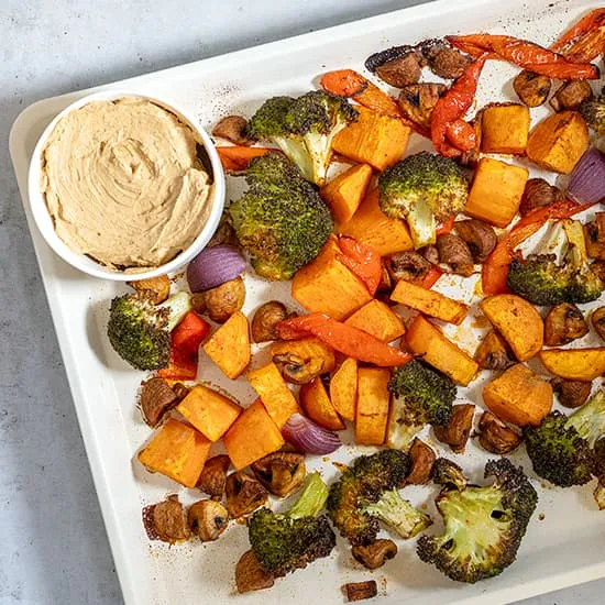 Recept: Zoete aardappel traybake