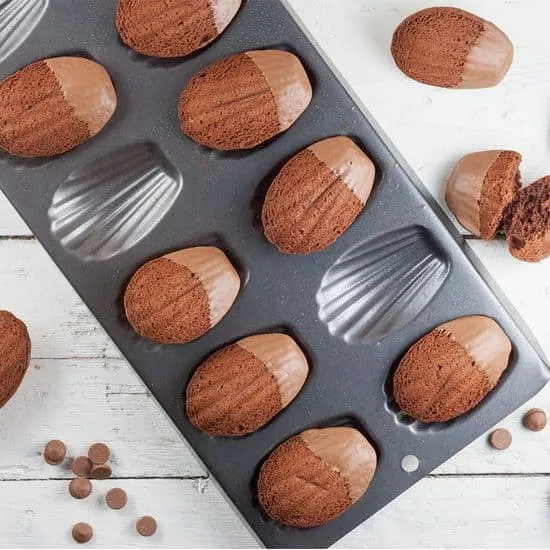 Recept: Chocolade madeleines