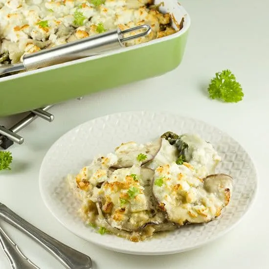 Recept: Snijbiet en aubergine lasagne