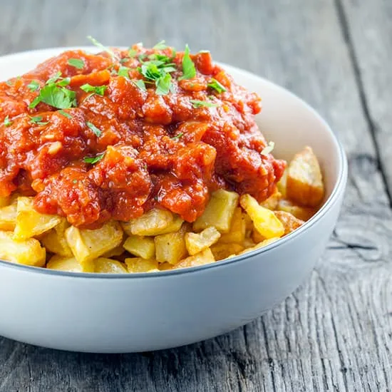 Recept: Patatas bravas