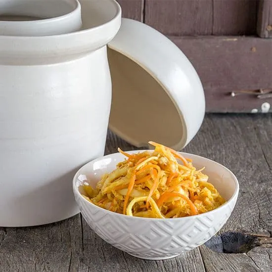 Recept: Gefermenteerde kool en wortel
