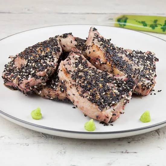 Recept: Lamskarbonade met wasabi en sesam
