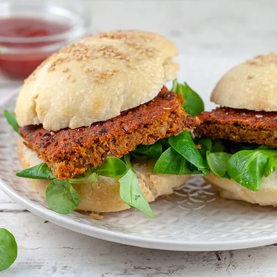 Recept: Vegetarische linzenburgers