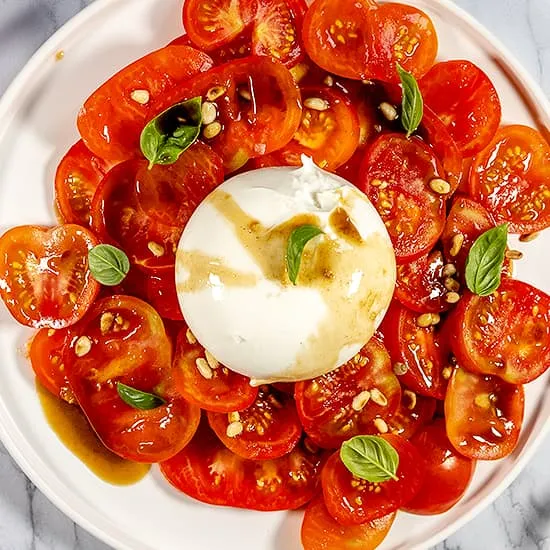 Recept: Tomatensalade met burrata