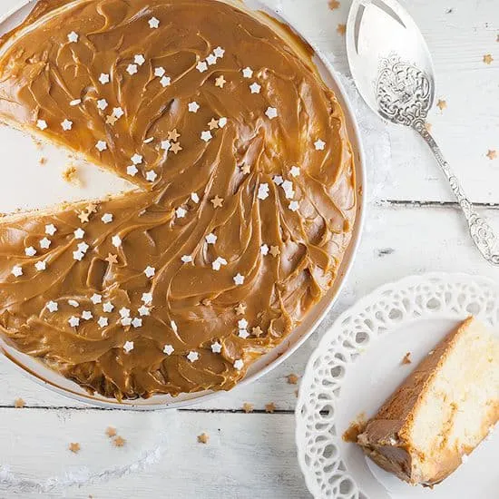 Recept: Vanille en dulce de leche taart